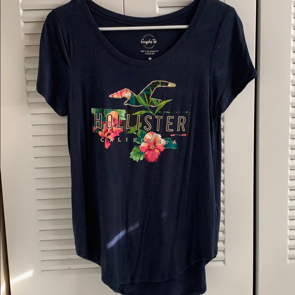 Hollister Blue Short Sleeve Shirt